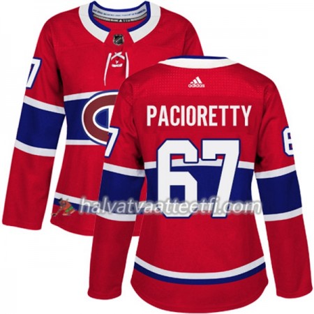 Naisten NHL Montreal Canadiens Pelipaita Max Pacioretty 67 Adidas 2017-2018 Punainen Authentic Naisten NHL Montreal Canadiens Pelipaita Max Pacioretty 67 Adidas 2017-2018 Punainen Authentic